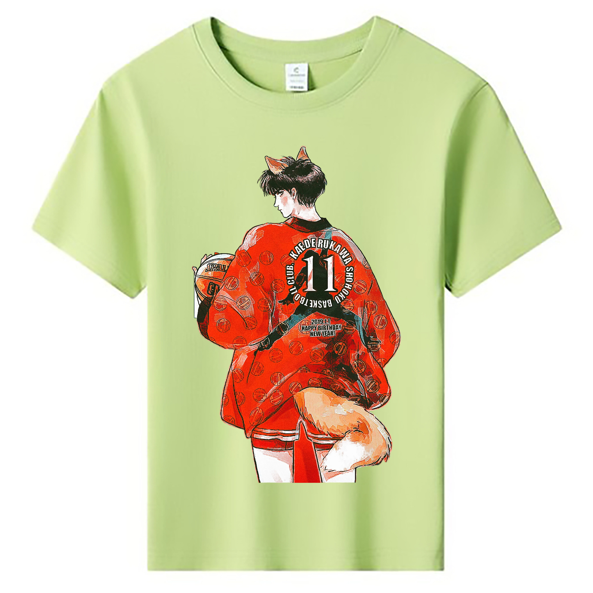 （画像用） SLAM DUNK／スラムダンク 綿100％キッズTシャツ（フロントプリント）